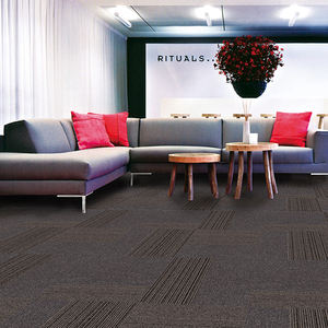 100% Nylon Carrelage Tapis Nouvel An Chinois Moderne Marron Boucle Pile Modulaire Carré Commercial Bureau Tapis Carreaux - Product Image 5