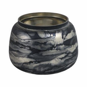 Vaso rotondo in vetro per l'arredamento del soggiorno, centrotavola moderno, vaso per fiori, pezzo decorativo per la casa - Product Image 4