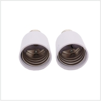 Adaptateur de douille de lampe à vis en plastique de qualité Ruyi, E27 vers E40, 250V, garantie de 3 ans, utilisation en intérieur
