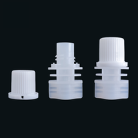 Bouchon en plastique PE de 8,6 mm à double fente pour assaisonnement alimentaire, avec bec verseur, étanche, recyclable et respectueux de l'environnement