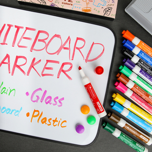 Mobee P-233 12 Màu Bút Nhiều Màu Bảng Trắng Đánh Dấu Biểu Tượng Tùy Chỉnh Bảng Trắng Đánh Dấu Đặc Biệt Đục Khô Xóa Đánh Dấu - Product Image 3