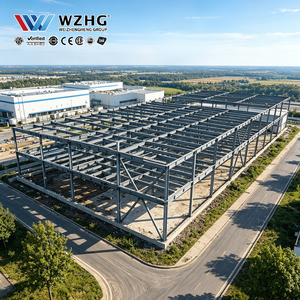Almacén de Acero Estructural, Centro Tecnológico, Estructura Metálica Ignífuga, Exportador Sostenible OEM, Larga Vida Útil, Resistente a Sismos - Product Image 1