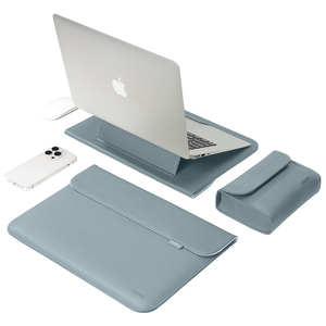 Túi đựng laptop da PU mỏng TAIKESEN, có chức năng chân đế, dành cho <span class=keywords><strong>MacBook</strong></span> Air - Product Image 1