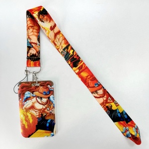 Lanyards de Anime de una Pieza al por Mayor, Correas para el Cuello, Porta Tarjetas, Llaveros para Gimnasio, Porta Llaves, Cuerda para Colgar DIY, Llaveros - Product Image 4