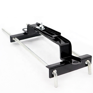 Starmorn nhựa màu đen + Sắt Pin khay xe trường hợp kẹp chủ có thể điều chỉnh xuống ổn định khung 13.5-22mm - Product Image 1