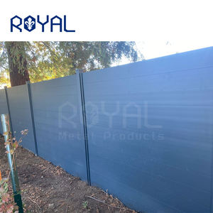 Revêtement en poudre résidentiel moderne personnalisé clôture à lattes en aluminium panneau de confidentialité pour la revente - Product Image 2