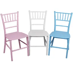 Mobilier d'hôtel chaise enfant monobloc résine chaise chiavari enfants chaise de mariage chiavari