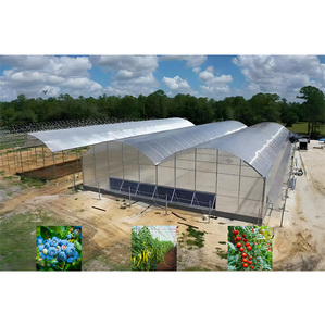 Lớn thiết bị nông nghiệp Polycarbonate sunroom nhà kính vườn đường hầm với PC tấm bìa cho nông nghiệp - Product Image 3