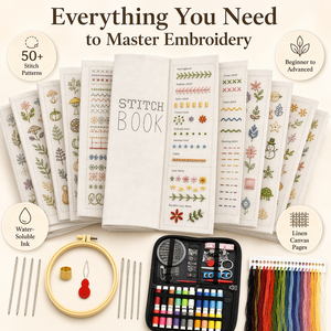 Kit <span class=keywords><strong>de</strong></span> Bordado <span class=keywords><strong>para</strong></span> Principiantes, Libro <span class=keywords><strong>de</strong></span> Práctica <span class=keywords><strong>de</strong></span> <span class=keywords><strong>Punto</strong></span> <span class=keywords><strong>de</strong></span> <span class=keywords><strong>Cruz</strong></span> con Aro <span class=keywords><strong>de</strong></span> Bambú, Hilos <span class=keywords><strong>de</strong></span> Colores y Agujas - Product Image 2