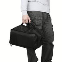 Sac de transport rembourré et imperméable pour bongos, en tissu Oxford robuste avec bandoulière réglable, pour protection et rangement