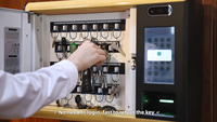 Sistem Kontrol Kunci Cerdas Landwell K26 Cloud RFID Elektronik Kombinasi Kunci Kabinet + Sidik Jari + Kartu M1 untuk Membuka Kunci