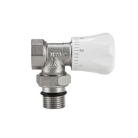 DN15-DN25 Manuel Maison vrt Sûr Valve Coudée Radiateur Vanne en HAVC Systèmes et Pièces pour le Contrôle De La Température Plancher H