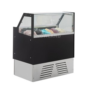 Vitrine commerciale de gelato de congélateur de réfrigérateur d'affichage de crème glacée de 6 plateaux - Product Image 1