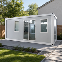 Offre Spéciale : Maison Conteneur Préfabriquée Pliable et Extensible en Panneaux Sandwich en Forme de X pour Toilettes et Abri de Piscine