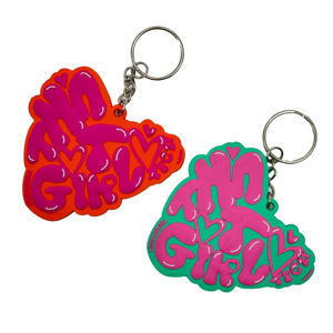 Llavero promocional de PVC de polivinilo cloruro de silicona suave 2D personalizado de fabricante de alto volumen - Product Image 2