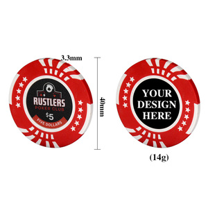 Jetons de casino composites en argile anti-contrefaçon personnalisés de 40mm compatibles NFC jetons de poker durables de 40mm - Product Image 5