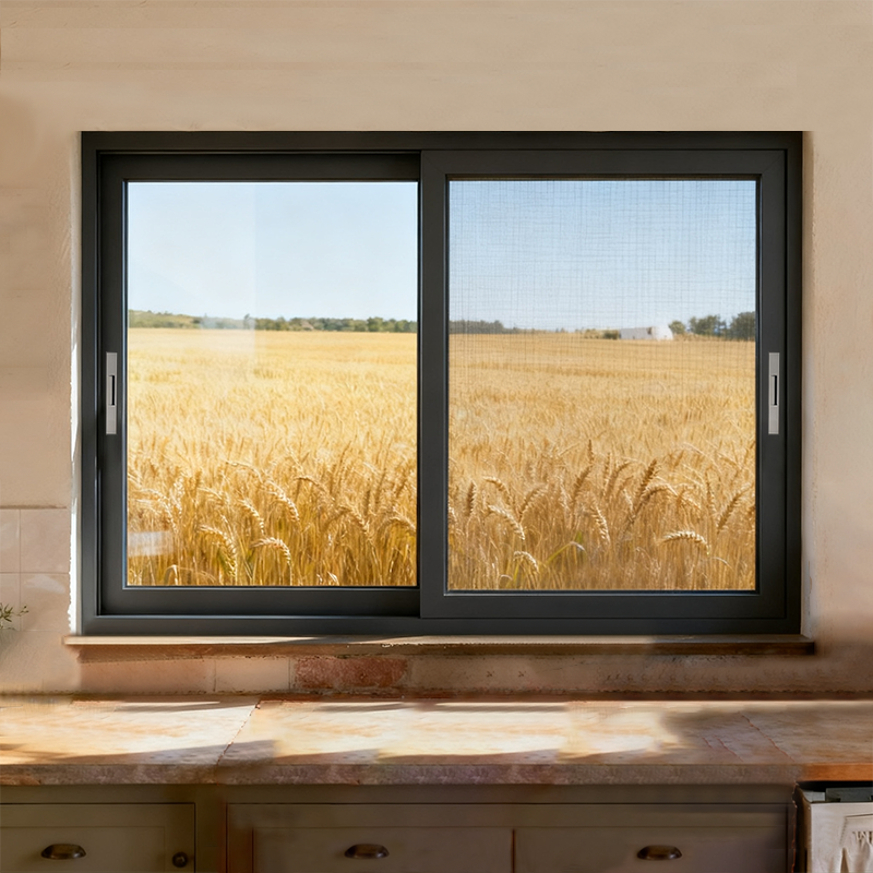 Soundproof Double Glazed Tempered Glass Aluminum