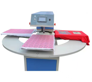 Máquina de Transferencia Térmica Láser Digital Rotativa de 4 Estaciones de 38*38cm, Fácil de Operar, para Pantalones, Sudaderas y Ropa Deportiva - Product Image 3