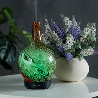 Diffuseur d'aromathérapie en verre, nouveau style vintage créatif, lampe d'aromathérapie pour la maison, la chambre, la voiture, diffuseur ultrasonique