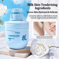 Gel exfoliant au lait TWG RTS, best-seller, 300 ml, soin nettoyant hydratant pour la douche, gel exfoliant hydratant pour le corps entier