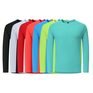 เสื้อสเวตเตอร์คอกลมแขนยาวสำหรับผู้ชายเสื้อกีฬาวิ่งออกกำลังกายแขนยาว - Product Image 5