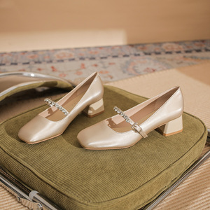 Elegant Women's <b>Closed</b> <b>Toe</b> High-<b>heeled</b> Formal Shoes Sexy and Exquisite Timeless Evergreen Design for Summer and Winter - Product Image 6