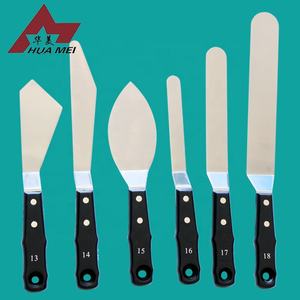 مقبض خشبي كبير من الفولاذ المقاوم للصدأ لوحة سكين/اللوحة سكين/ملعقة - Product Image 6