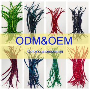 Plumes de Biot d'Oie Teintées à Rayures Unilatérales Horng Shya HP-63 7-9 pouces – Matériaux Premium pour la Confection de Mouches Nymphes et Dry Flies - Product Image 6