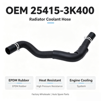 Tuyau de radiateur de refroidissement de voiture de haute qualité, similaire à l'iconique pièce 25415-3K400 pour Hyundai Accent Kia