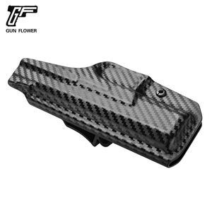 Pistolet et fleur tactique arrière IWB en Fiber de carbone l'étui <span class=keywords><strong>Kydex</strong></span> s'adapte à 9mm - Product Image 6