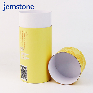 Caja cilíndrica de cartón impresa personalizada para prototipos rápidos biodegradables reciclados 100%, embalaje de tubo de papel - Product Image 5