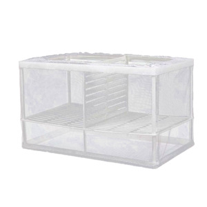 aquaponics isolation net fish spawning BMIROAMDFE Large Breeder with Suction Cups Nylon Mesh Fish Fry Hatchery Breeder Box Separation Net for Plants/Shrimp on Aquarium Tank : Pet Supplies Don't panic when your guppy