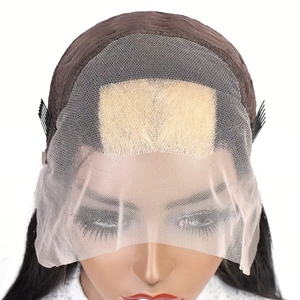 Pelucas de Cabello Humano Remy 613 con Encaje HD 13x4, Densidad 200, Rubias, Lisas, Onduladas, con Cabello de Bebé Frontal - Product Image 6