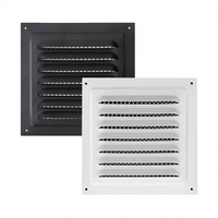 Grille de ventilation murale moderne à persiennes inclinées à 45 degrés pour systèmes CVC résidentiels et commerciaux