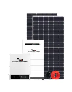 Système de stockage d'énergie solaire domestique 1-10kwh tout dans la maison portable énergie solaire résidentiel 3-10KW système solaire hybride hors réseau