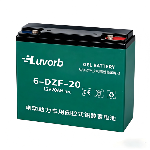 Electric Motorcycle Battery 12v 20Ah AGM Lead Acid Battery Electric Scooter Battery GEL Deep Cycle Long Life 6dzf20
