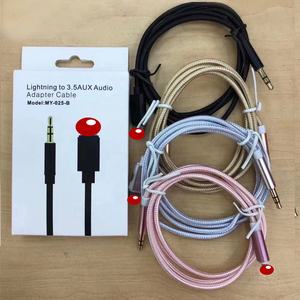 Adaptador <span class=keywords><strong>de</strong></span> Audio Trenzado <span class=keywords><strong>de</strong></span> Nailon Heroshieldz <span class=keywords><strong>de</strong></span> 3.5mm para iPhone 12/12, Cable Macho para Coche, Conector Chapado en Oro <span class=keywords><strong>de</strong></span> 24K, Longitud <span class=keywords><strong>de</strong></span> 3.3FT/1M, CE RoHS - Product Image 2