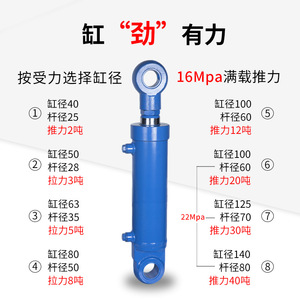 Cylindre hydraulique personnalisé de 20 tonnes pour la levée et les machines d'ingénierie télescopiques – Produit non standard - Product Image 5