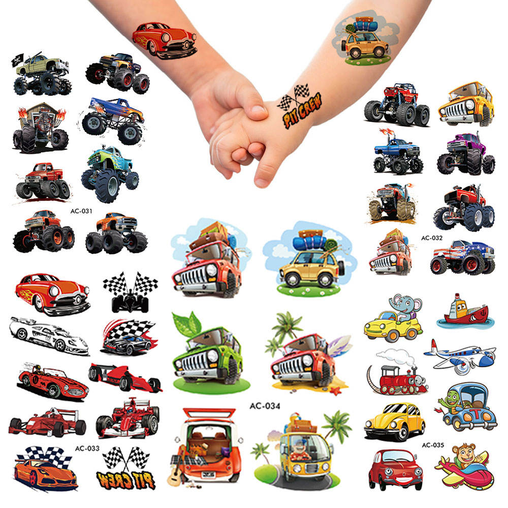 Truck Stickers for Girls - Cute 3D Cartoon Design, image size:1000x1000