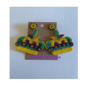 Unique Hand Beaded Drop Earrings Handmade Seed Bead Dangle Jewelry for Women Bohemian <b>Ethnic</b> Style <b>Accessories</b> for Wedding - Product Image 2