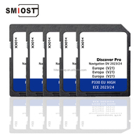 Tarjeta SD SMIOST para VW Mib2 32 GB Tiguan Navi SDHC V16 2018 Navi Karte Europa 2023 Navegación DV V21 64 GB