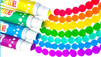 Marqueurs de gribouillage 10 couleurs à base d'eau non toxiques, marqueurs à points lavables, kits d'art pour enfants, fournitures de dessin