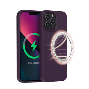 เคสโ<span class=keywords><strong>ท</strong></span>รศัพ<span class=keywords><strong>ท</strong></span>์ซิลิโคนเหลวแท้สำหรับ <span class=keywords><strong>iPhone</strong></span> 15 14 13 12 <span class=keywords><strong>11</strong></span> PRO MAX อุปกรณ์เสริมโทรศัพ<span class=keywords><strong>ท</strong></span>์มือถือระบบแม่เหล็ก - Product Image 1