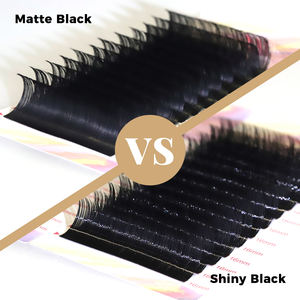Kv मैट ब्लैक फाक्स मिंक लैश थोक कैशबैक एक्सटेंशन व्यक्तिगत पलक विस्तार आपूर्ति - Product Image 3