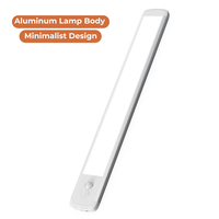 Lumière LED rechargeable à détecteur de mouvement, moderne, pour armoire intérieure, cuisine, placard, chambre, escalier, lecture, intensité réglable, haute luminosité