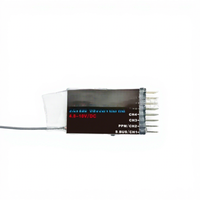 Récepteur d'avion modèle réduit Ledi R8Ef 8 canaux 2000m prenant en charge les signaux Sbus/Ppm/Pwm, composants électroniques T8S/T8Fb