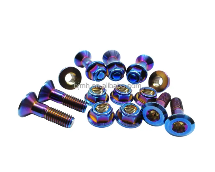 High quality wholesale fasteners Titanium bolts  nuts  washers screws for racing Auto parts
