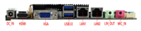 Placa base Industrial Mini ITX QM8680L RJ45LAN 2COM 6USB2.0 SATA Mini-PCIE puertos 70W de potencia para placa de Control de máquina expendedora