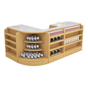 Table de caisse enregistreuse rapide de caisse de sortie de détail <span class=keywords><strong>en</strong></span> bois modulaire pour le dépanneur - Product Image 1