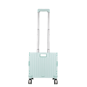 Heavy Duty Wheels Rotate Folding <strong>Teacher</strong> <strong>Trolley</strong> Cart Collapsible Shopping Box <strong>Trolley</strong> on Wheels with Lid - Product Image 1